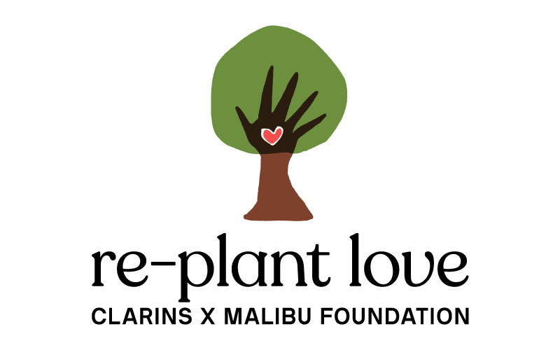 clarins x malibu foundation - replant love