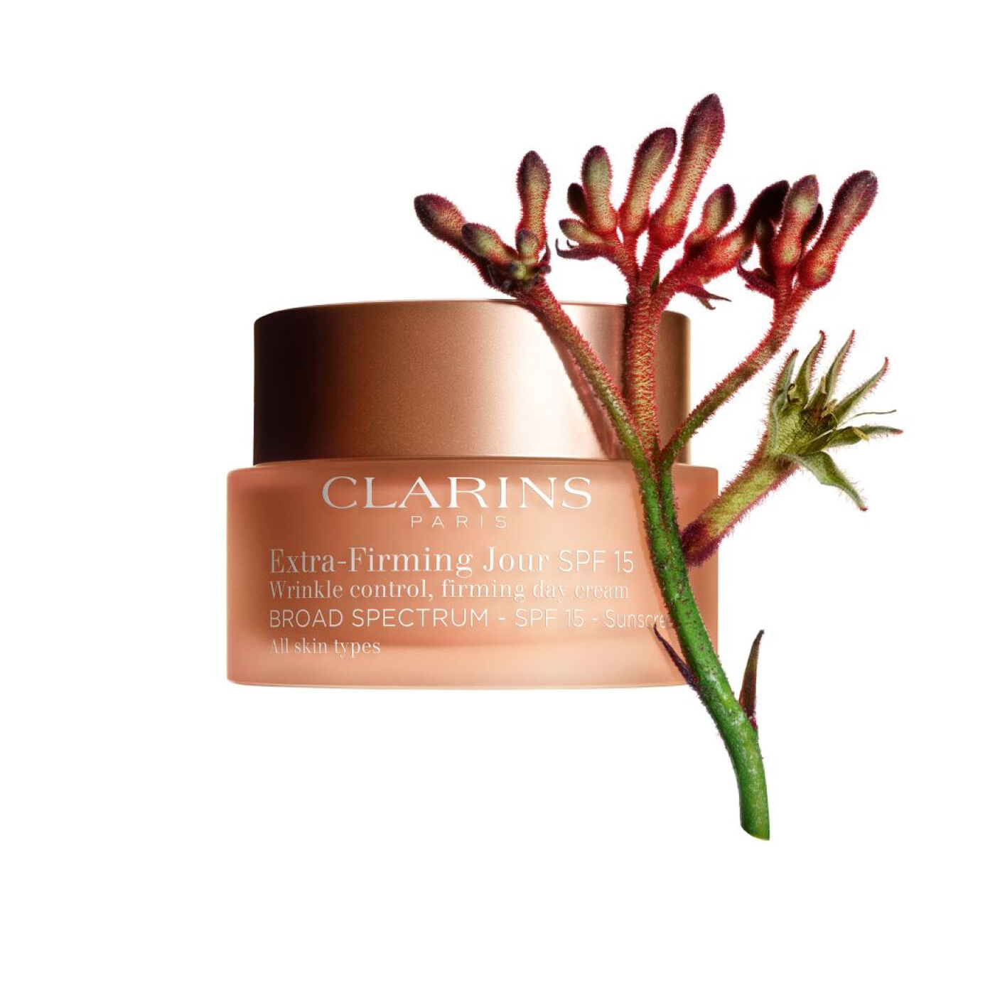 Shop Clarins Extra-firming Day Cream Spf 15 - All Skin Types 1.7 Oz.