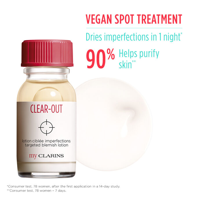 My Clarins CLEAR-OUT Targeted Vegan Blemish Lotion with Salicylic Acid